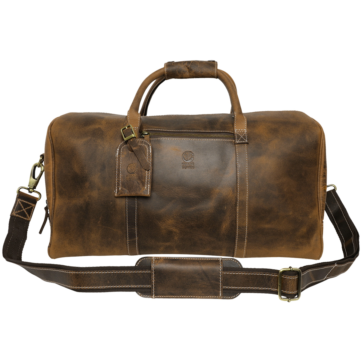 Handmade Leather Travel Duffel Bag - Airplane Underseat Carry On Bags by  Rustic Town