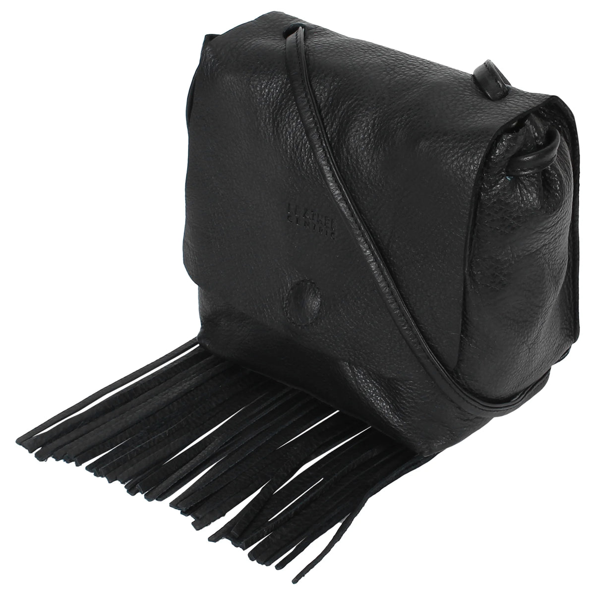 Denim Bag Fringed Boho Style Grey Bags For Women Fringe Leather