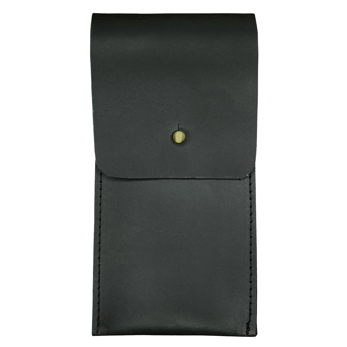 Leather Pen Case - Classic Black