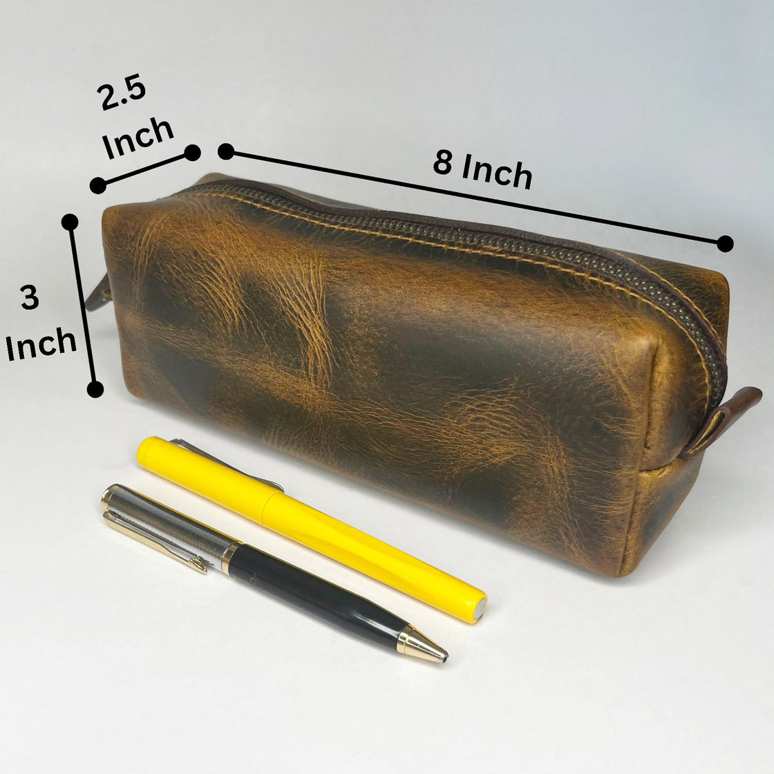 Leather Pencil Case - Prim in Proper