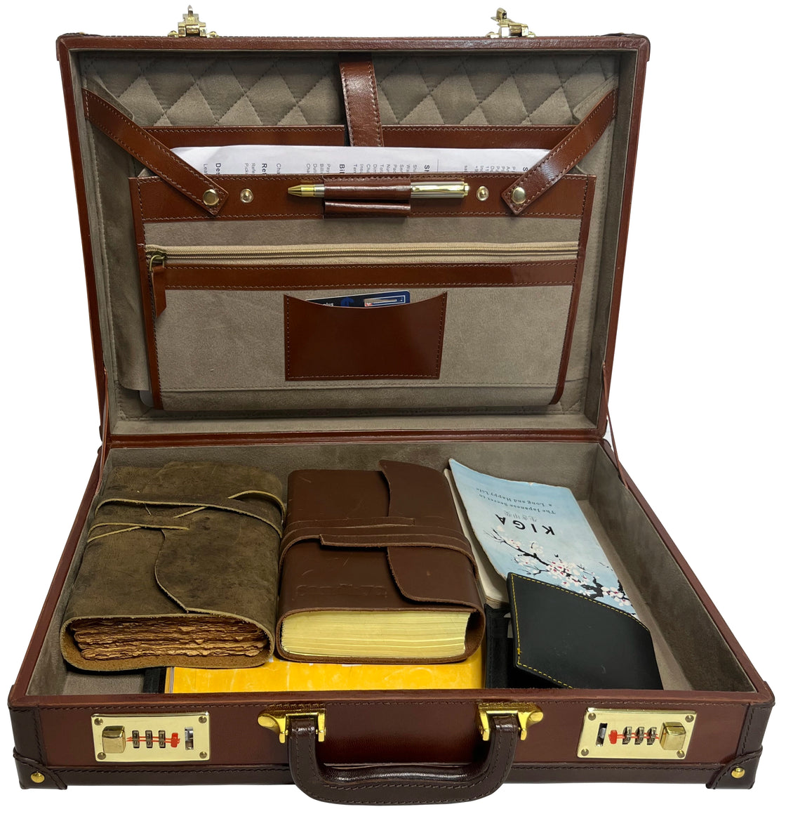 Aston Leather Briefcase - Limited Edition (Brown)