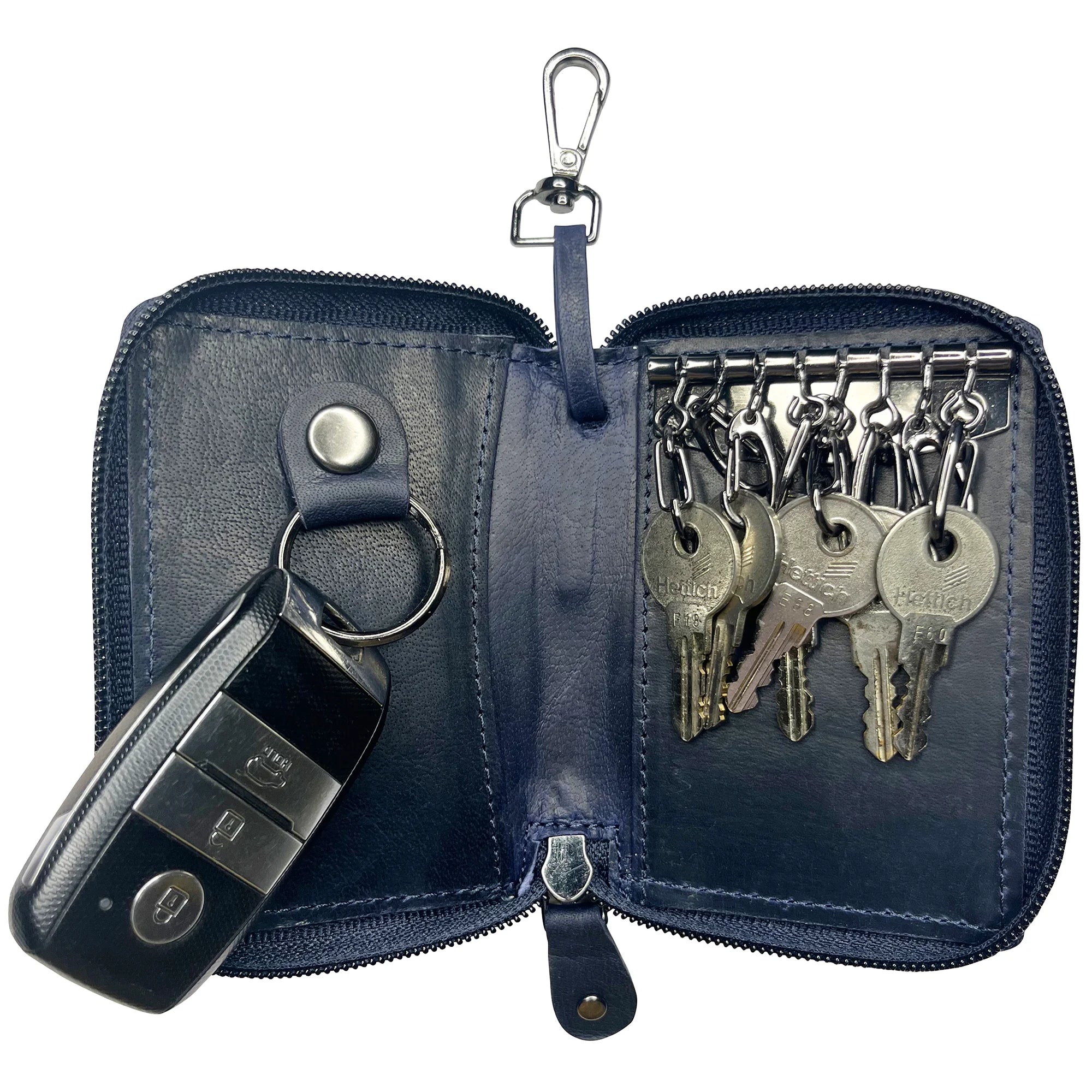 Rustic Town Leather Key Holder