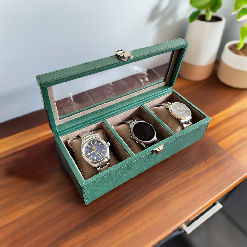 leather watch holder