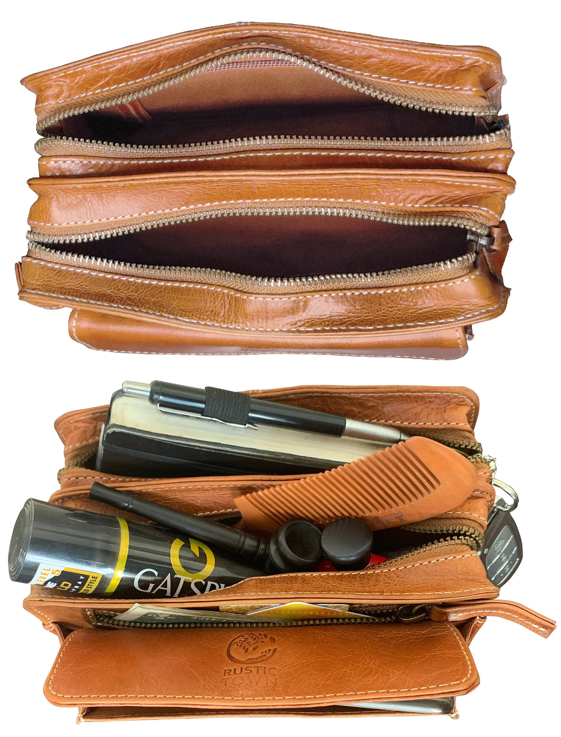 Men Wallet Bifold All Leather Card Holder Handmade Tan Men Purse Slim Wallet  | eBay