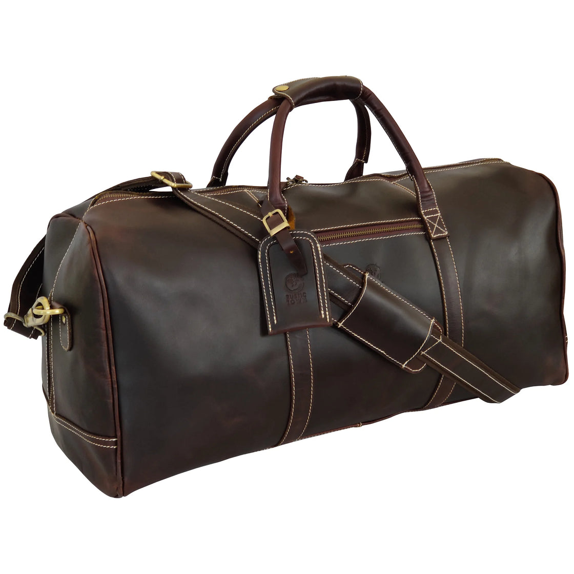 Roadstar Overnight Weekender Carry On Duffel Bag (24 Inches, Walnut Br –  Rustic Town