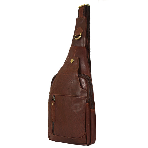 Rustic Town Genuine Vintage Leather Shoulder Bag/Crossbody/ Bag - Side  Sling Bag For Women (Brown)
